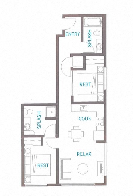 B1.1 Floor Plan Views at Vue 22